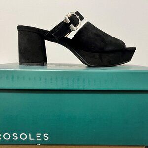 Aerosoles Cosmic Platform Slip on Sandals - Size 8.5